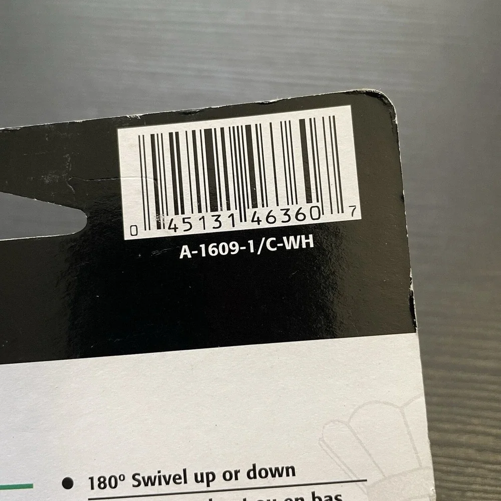 Leviton Triplex Swivel Receptacle Outlet Adapter 15A A-1609-1C-WH#️⃣Z08-0914